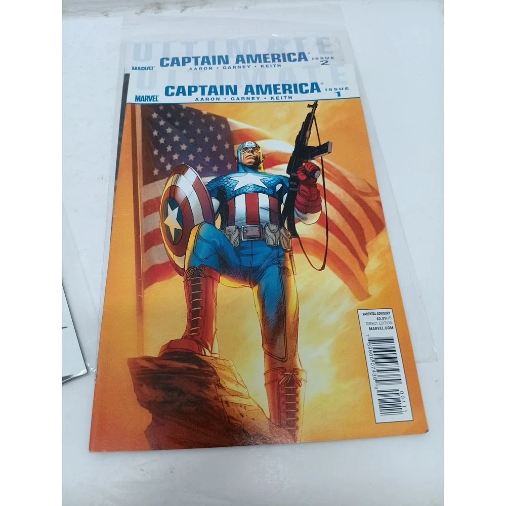 Lot Of 4 Marvel Captain America Issues# 1, 2, 4, 5